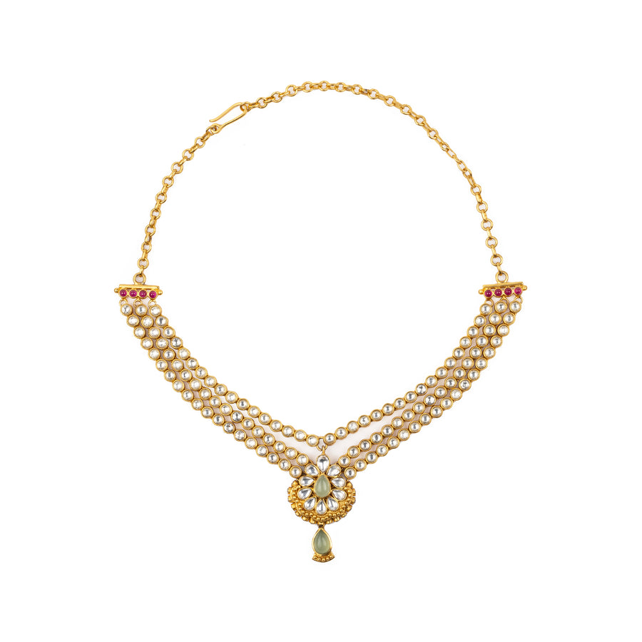 Gulmohar Dual Strand Necklace