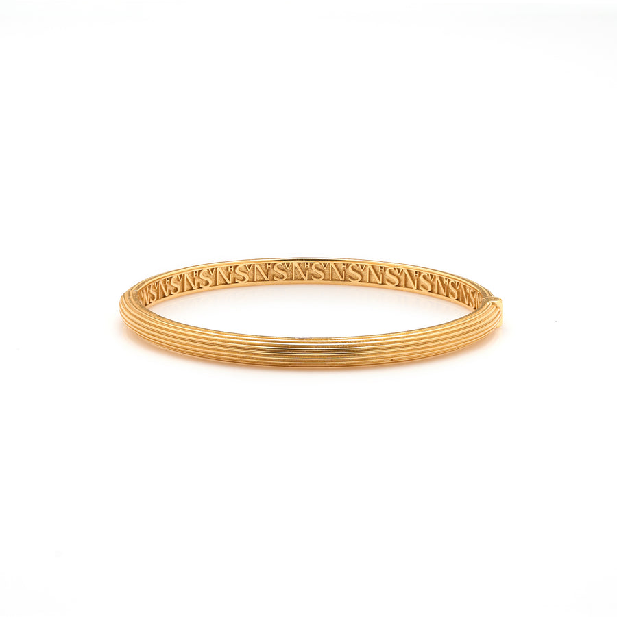 Numisma Gold Bangle for Men