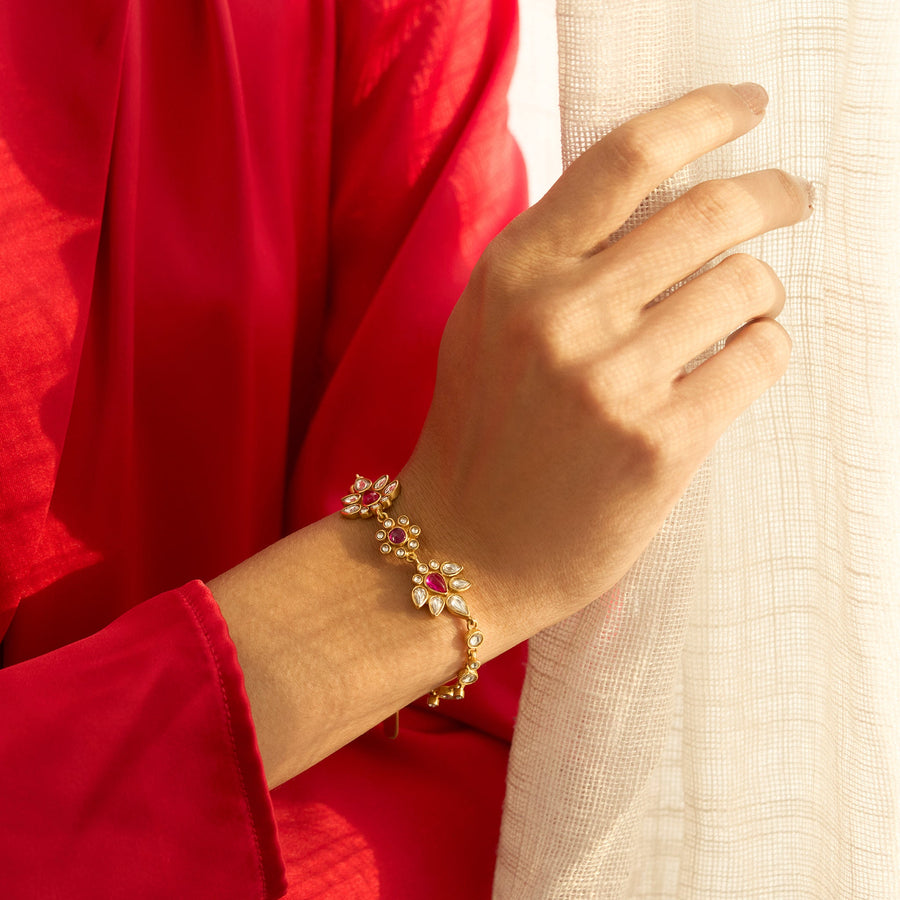 Gulmohar Crimson Bracelet